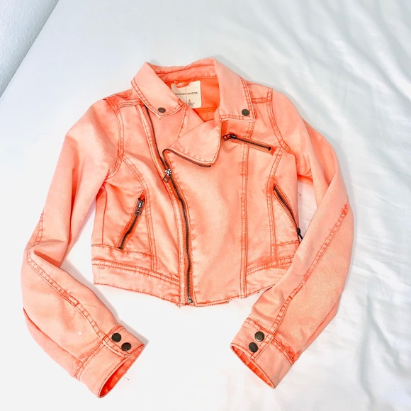 PacSun Jackets & Blazers - Moto Pink Jacket
